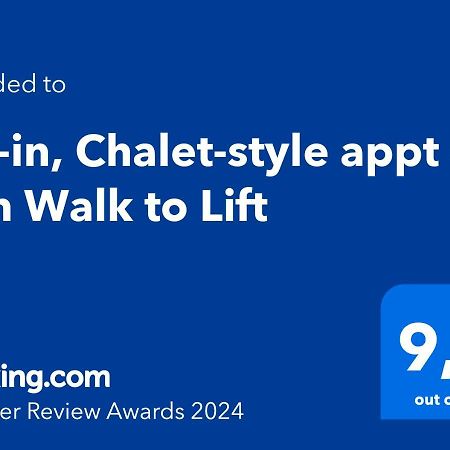 Ski-In, Chalet-Style Appt Central Verbier - 1 Min Walk To Lift Exterior photo